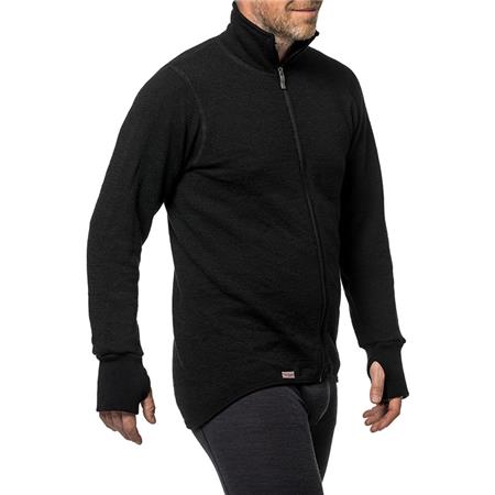 CHAQUETA MIXTA WOOLPOWER FULL ZIP JACKET 400 - NOIR