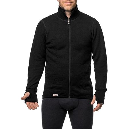 CHAQUETA MIXTA WOOLPOWER FULL ZIP JACKET 400 - NOIR