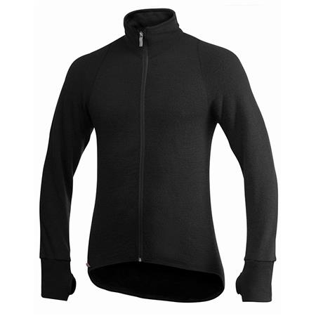 Chaqueta Mixta Woolpower Full Zip Jacket 600 - Noir