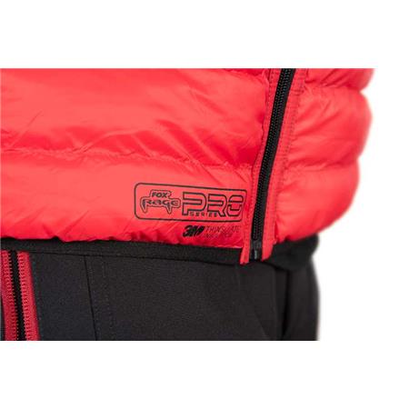 CHAQUETA SIN MANGO HOMBRE - NEGRO/ROJO FOX RAGE PRO SERIES REVERSIBLE LIGHTWEIGHT QUILTED GILET - NOIR/ROUGE