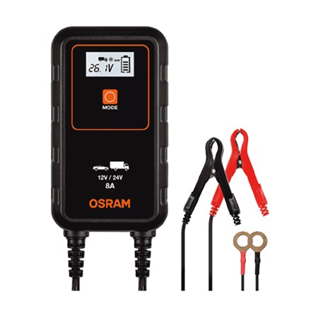 Chargeur D'entretien Osram 12V-24V 8A - Pb / Agm / Lithium