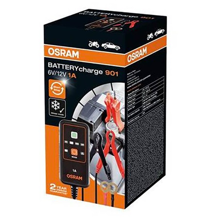 Chargeur D'entretien Osram 6V-12V 1A - Pb / Agm / Lithium