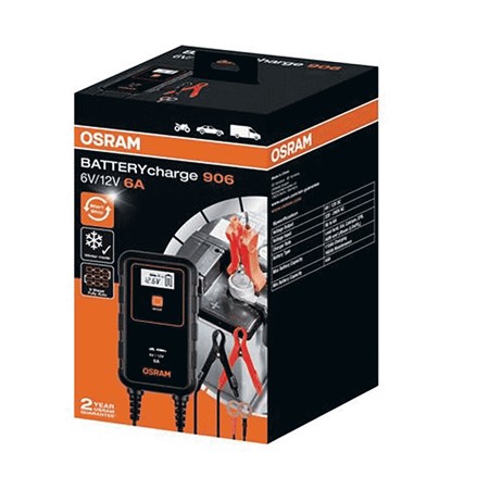 Chargeur D'entretien Osram 6V-12V 6A - Pb / Agm / Lithium