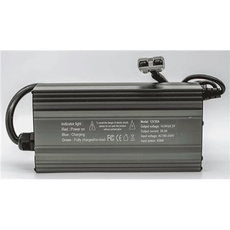 CHARGEUR LITHIUM VOLTACASE LIFEPO4 14.6V 30A POUR VALISE 105AH/210AH/280AH