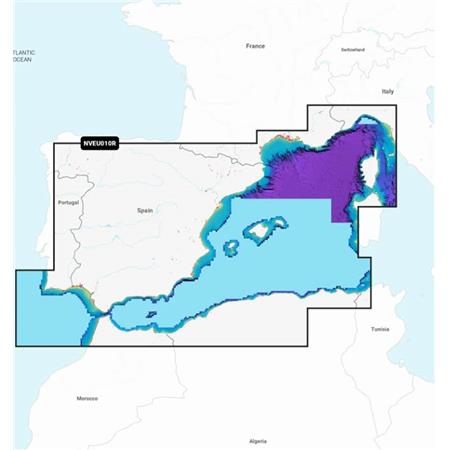 Χάρτησ Garmin Navionics Vision+ Ισπανία, Μεσογειακή Ακτή