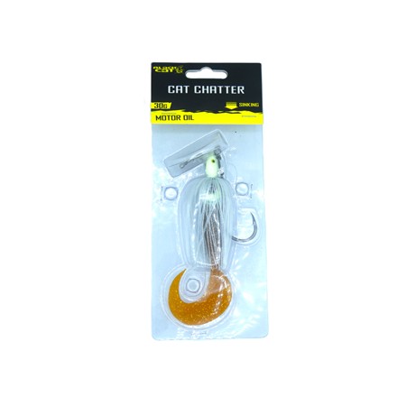 Chatterbait Black Cat Cat Chatter - 30G - Motor Oil