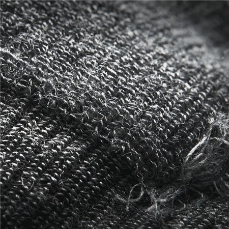 CHAUSSETTES HOMME GEOFF ANDERSON WIZWOOL MIDWEIGHT - NOIR