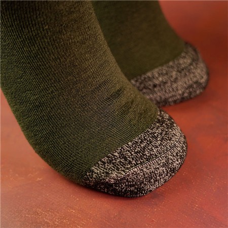 CHAUSSETTES HOMME ONE MORE CAST PRIMROSE HEEL MERINO - KAKI