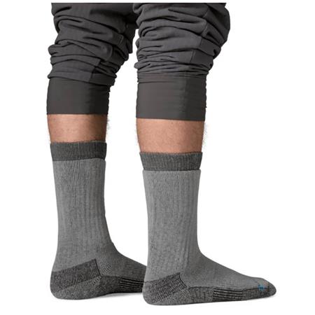 CHAUSSETTES HOMME PATAGONIA HW MERINO WOOL BLEND KNEE SOCKS - FOREVER GREY