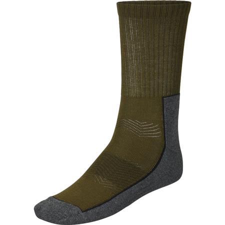 Chaussettes Homme Seeland Field 3 Pack - Pine Green/Dark Grey