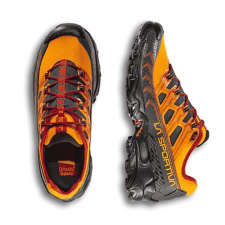 CHAUSSURES BASSES HOMME LA SPORTIVA ULTRA RAPTOR II MID LEATHER GTX - PAPAYA/SANGRIA