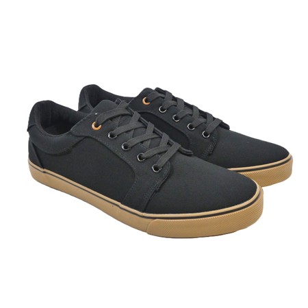 Chaussures Homme Fox Black Canvas Shoe - 43