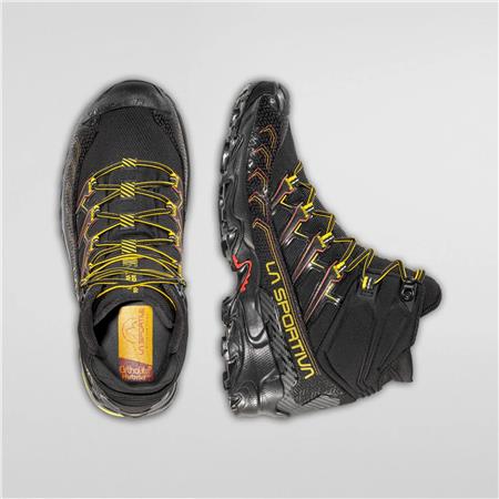 CHAUSSURES HOMME LA SPORTIVA ULTRA  RAPTOR II MID GTX - NOIR/JAUNE