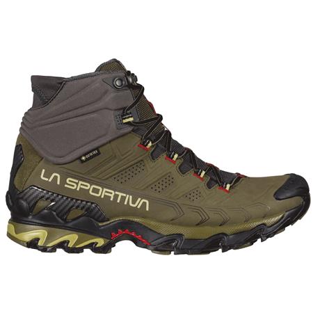 CHAUSSURES HOMME LA SPORTIVA ULTRA RAPTOR II MID LEATHER GTX IVY/TANGO RED