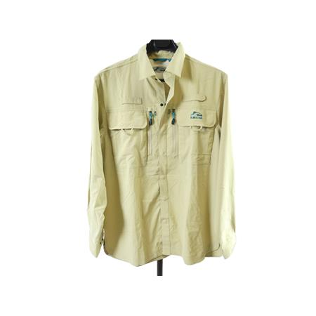 Chemise Field And Fish Guide Stretch 4 Poches Beige - Taille S