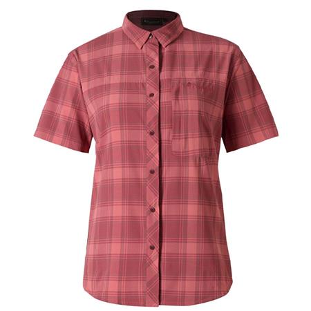 Chemise Manches Courtes Femme Pinewood Abisko Trekking S/S - Lantana Pink