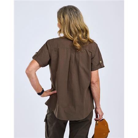 CHEMISE MANCHES COURTES FEMME PINEWOOD SAFARI S/S - OLIVE