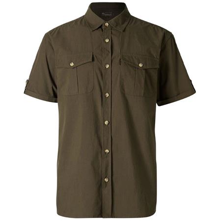 Chemise Manches Courtes Homme Pinewood Safari S/S - Moss Green