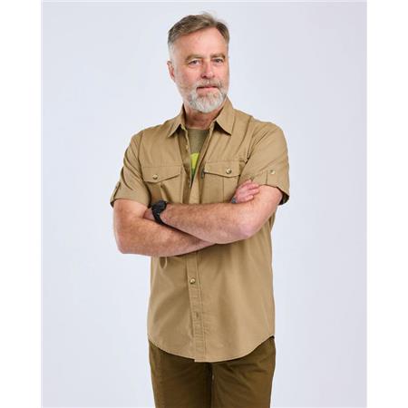 CHEMISE MANCHES COURTES HOMME PINEWOOD SAFARI S/S - SAND STONE