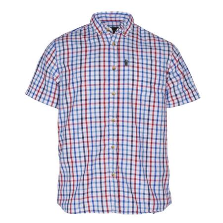 Chemise Manches Courtes Homme Pinewood Summer - Blanc/Bleu