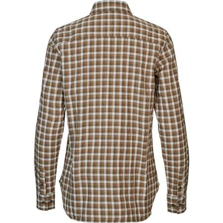 CHEMISE MANCHES LONGUES FEMME HARKILA FJELL L/S - DARK OLIVE CHECK