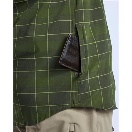 CHEMISE MANCHES LONGUES FEMME PINEWOOD ABISKO TREKKING L/S - MOSS GREEN