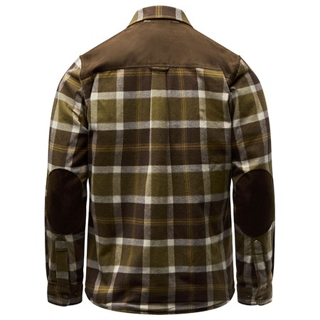 CHEMISE MANCHES LONGUES FEMME PINEWOOD DOUGLAS - OLIVE GREEN/BLANC