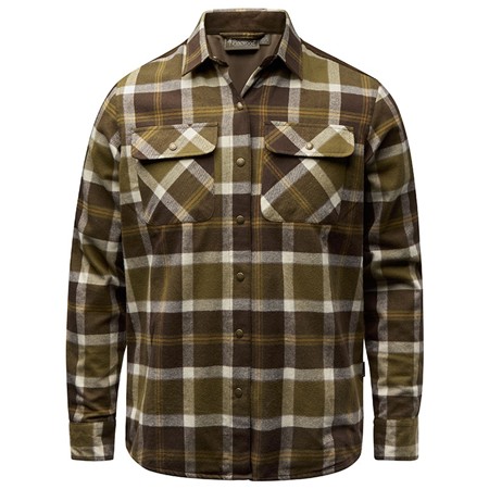 Chemise Manches Longues Femme Pinewood Douglas - Olive Green/Blanc