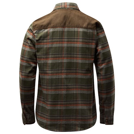 CHEMISE MANCHES LONGUES FEMME PINEWOOD PRESTWICK EXCLUSIVE - GREEN/BURNED ORANGE