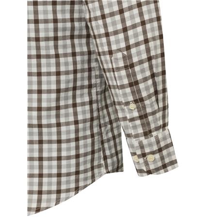 CHEMISE MANCHES LONGUES HOMME BERETTA BRYGGEN - GRIS/MARRON