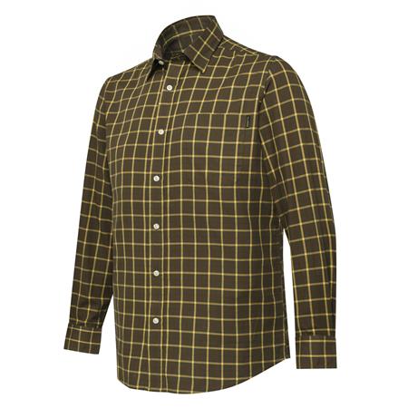 Chemise Manches Longues Homme Beretta Bryggen - Marron/Jaune