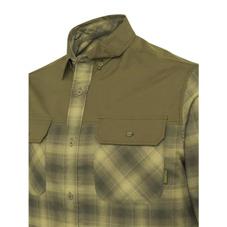 CHEMISE MANCHES LONGUES HOMME BERETTA OUTPOST - VERT MOSS