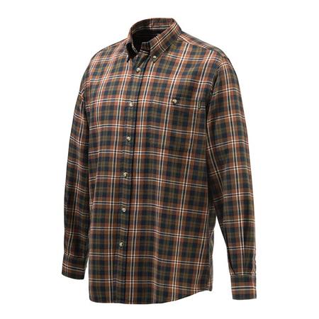 Chemise Manches Longues Homme Beretta Wood Flannel Button Down Shirt - Tabac