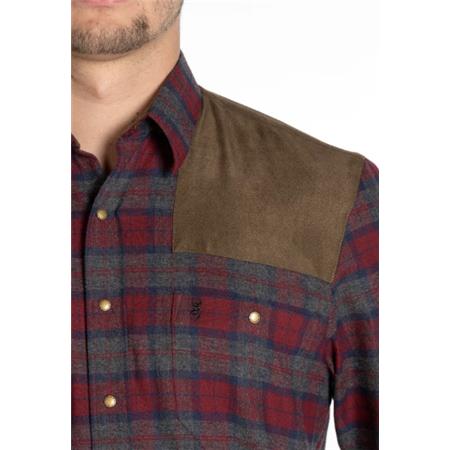 CHEMISE MANCHES LONGUES HOMME BROWNING FREDERICK - ROUGE