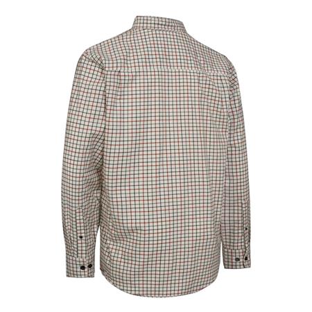 CHEMISE MANCHES LONGUES HOMME DEERHUNTER GAVIN - ORANGE CHECK