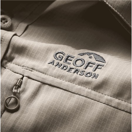 CHEMISE MANCHES LONGUES HOMME GEOFF ANDERSON EZMAR LIGHT L/S - KHAKI