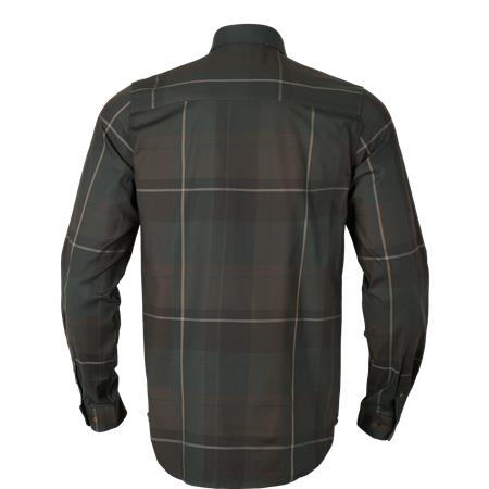 CHEMISE MANCHES LONGUES HOMME HARKILA AKSE L/S - SHADOW BROWN CHECK