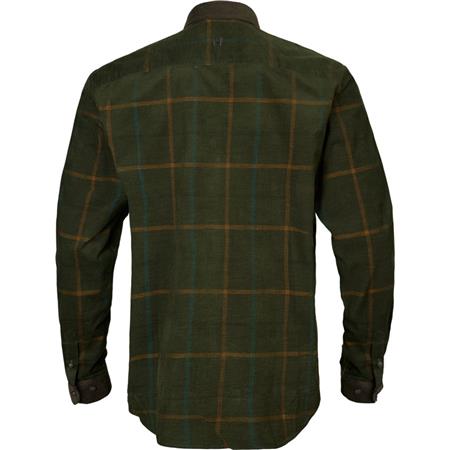 CHEMISE MANCHES LONGUES HOMME HARKILA KALDFJORD CARREAUX - WILLOW GREEN CHECK