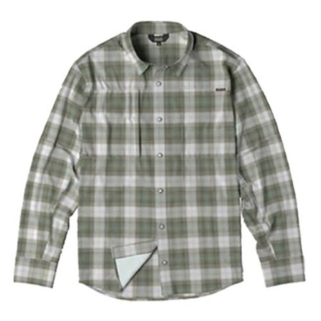 Chemise Manches Longues Homme Orvis Pro Stretch Ls Shirt - Carreaux Vert/Blanc