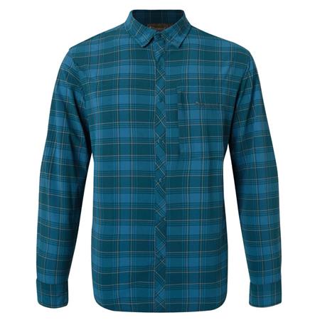 Chemise Manches Longues Homme Pinewood Abisko Trekking L/S - Teal Blue