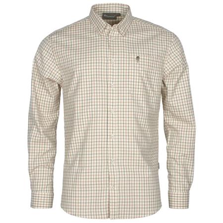 Chemise Manches Longues Homme Pinewood Nydala Grouse - Blanc/Vert