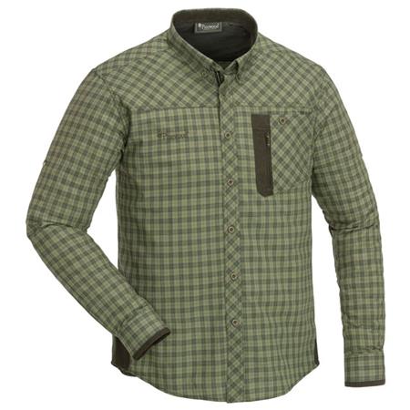 Chemise Manches Longues Homme Pinewood Wolf - Olive