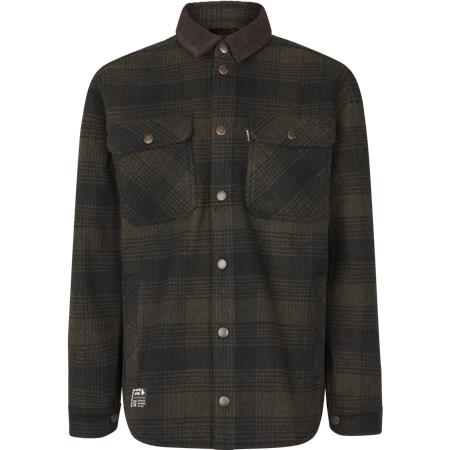 Chemise Manches Longues Homme Seeland Canada Yukon - Pine Green Check