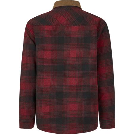 CHEMISE MANCHES LONGUES HOMME SEELAND GLEN FLANNEL - GRAPE LEAF/DARK NAVY CHECK