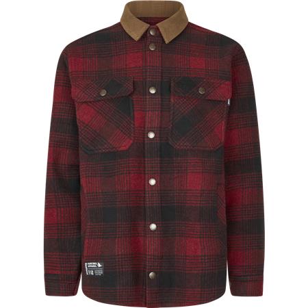 Chemise Manches Longues Homme Seeland Glen Flannel - Grape Leaf/Dark Navy Check