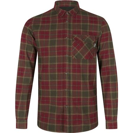 Chemise Manches Longues Homme Seeland Glen - Rouge