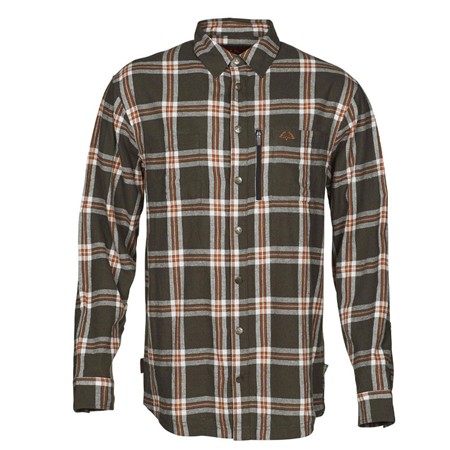 Chemise Manches Longues Homme Swedteam Crest Cotton - Vert