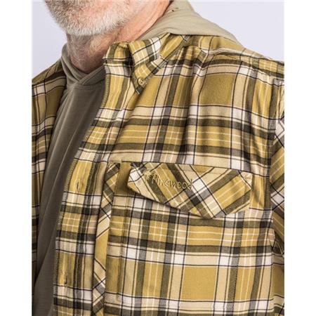 CHEMISES MANCHES LONGUES HOMME PINEWOOD ABISKO HIKING FLANNEL - GOLDEN HAY