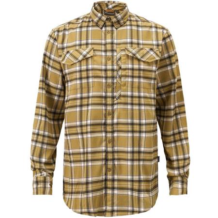 Chemises Manches Longues Homme Pinewood Abisko Hiking Flannel - Golden Hay