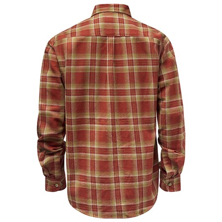 CHEMISES MANCHES LONGUES HOMME PINEWOOD HÄRJEDALEN - TERRACOTTA/SAND